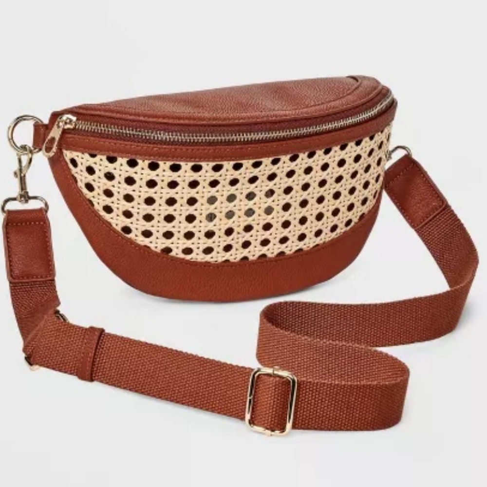 Wicker Fanny Bum Bag - Picture 7 of 8